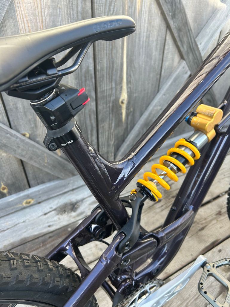 Used YT Industries Capra Uncaged 9 MX 2022 2022 Mountainbike, Purple, 29, 27.5 — image 8 of 19