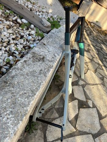 Used Rose X-Lite 06 Ultegra Di2 Frameset 2024 Road & Gravel, Light Gray — image 5 of 6