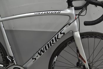 Used Specialized S-Works Roubaix SL4 Dura-Ace 2014 2014 Road & Gravel, Light Gray — image 3 of 3