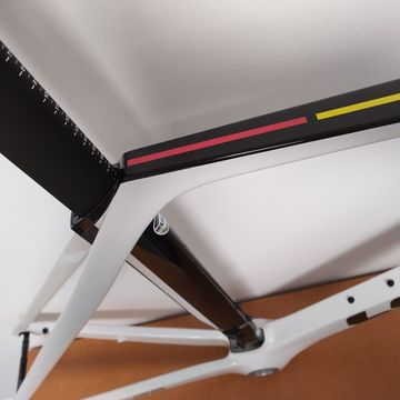 Brugt Look 795 BLADE RS Proteam White Frameset 2022 Road & Gravel — billede 5 af 7