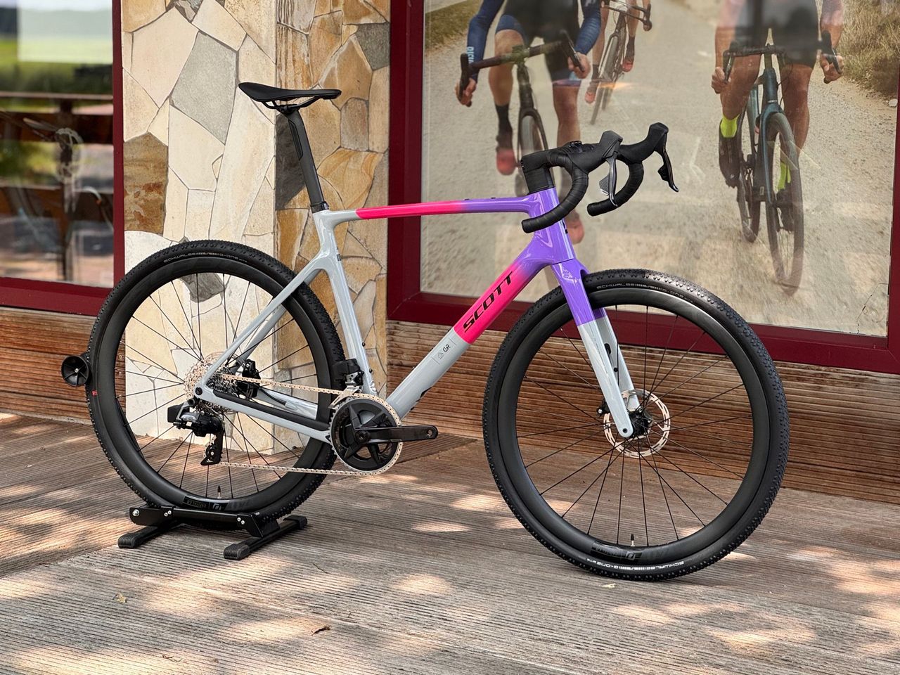 Scott Addict Gravel 20 Narval Grey / Fade Purple 2025