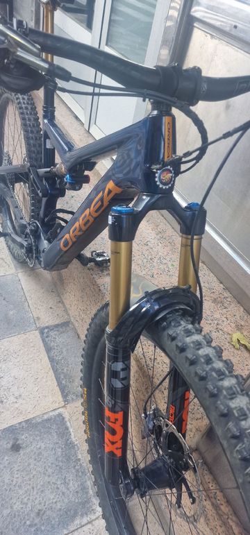 Used Orbea Rise 2021 Mountainbike, Blue — image 4 of 9