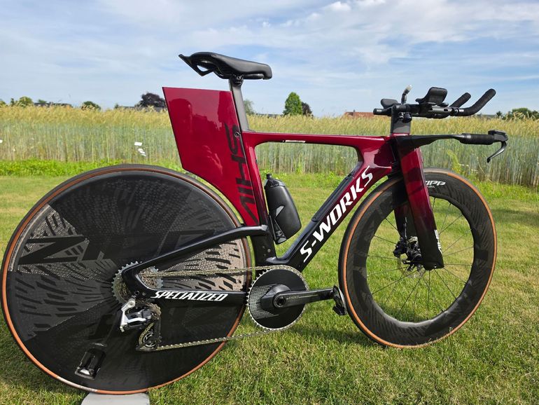 Gebrauchtes Specialized S-Works Shiv 2024 Sram Red AXS E1 2024 Road & Gravel, Rot — Bild 3 von 3