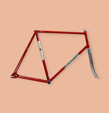 Colnago, Vintage COLNAGO PISTA 61 62 Track Frame Bahnrad Rahmen Bahnrahmen Saronni Frameset