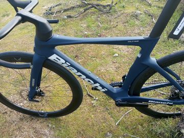 Gebrauchtes Bianchi Oltre Comp Rival eTap AXS 2024 2024 Road & Gravel, Blau — Bild 9 von 14