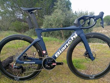 Gebrauchtes Bianchi Oltre Comp Rival eTap AXS 2024 2024 Road & Gravel, Blau — Bild 13 von 14