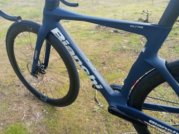 Gebrauchtes Bianchi Oltre Comp Rival eTap AXS 2024 2024 Road & Gravel, Blau — Bild 10 von 14