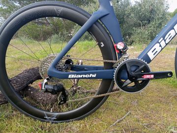 Gebrauchtes Bianchi Oltre Comp Rival eTap AXS 2024 2024 Road & Gravel, Blau — Bild 5 von 14