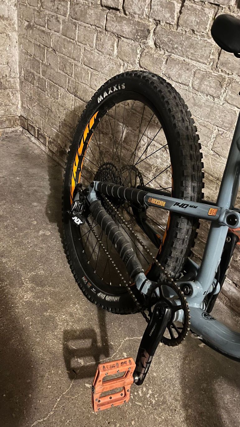 Gebrauchtes Rockrider AM100S 2020 Mountainbike, Hellgrau — Bild 5 von 16