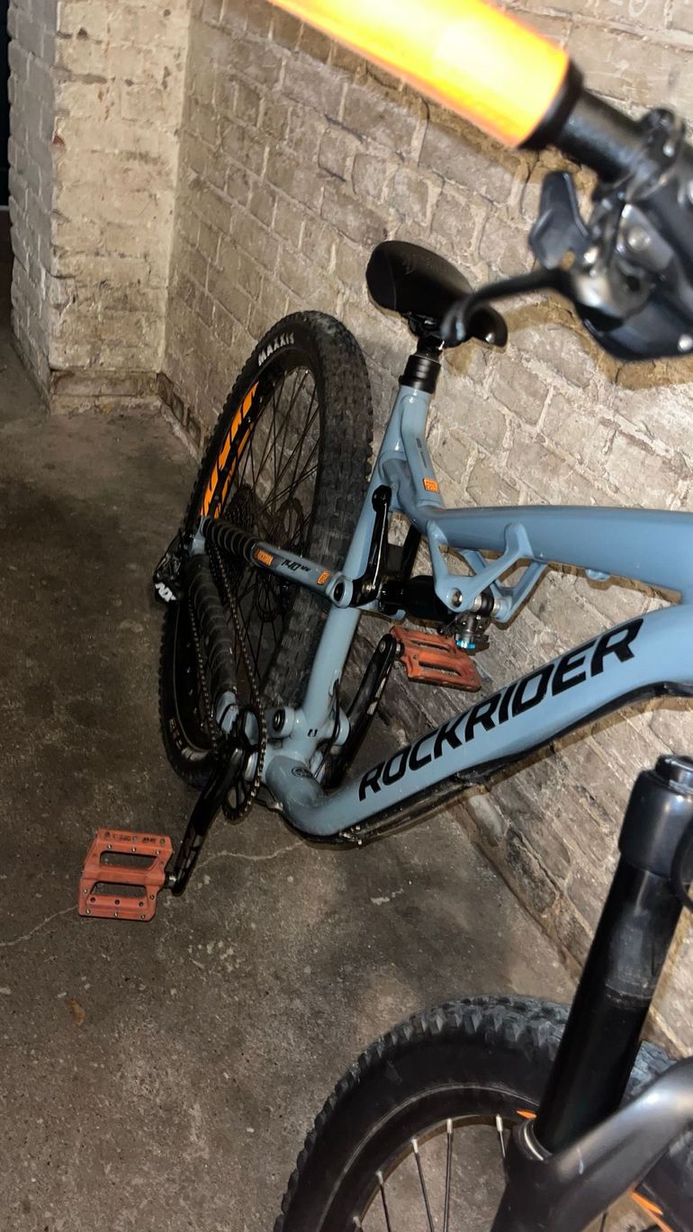 Gebrauchtes Rockrider AM100S 2020 Mountainbike, Hellgrau — Bild 14 von 16