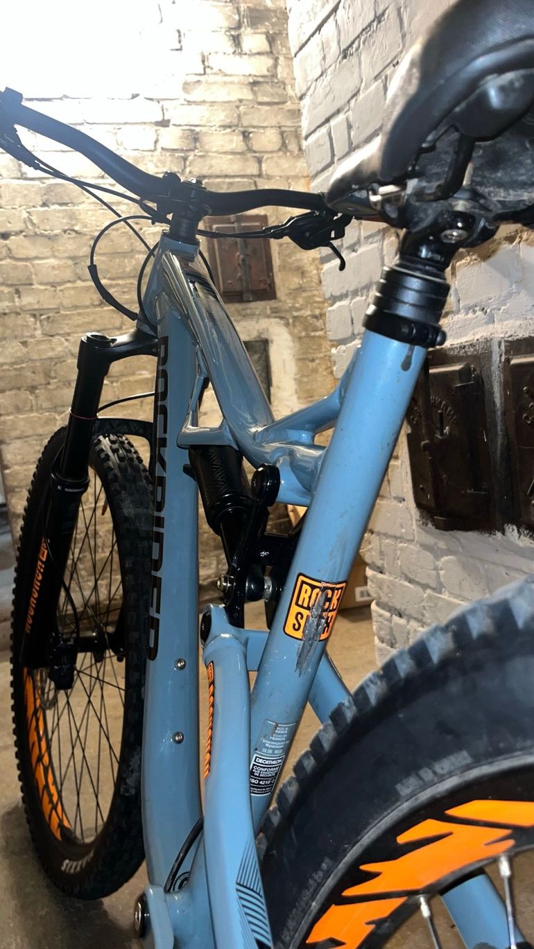 Gebrauchtes Rockrider AM100S 2020 Mountainbike, Hellgrau — Bild 7 von 16