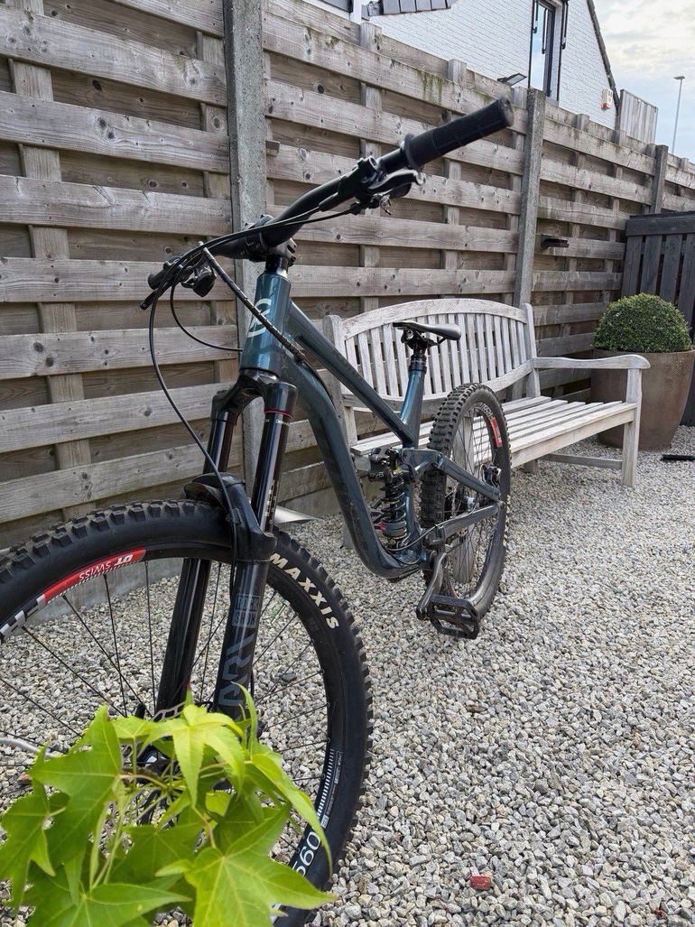 Used Kona Process 153 Sram Eagle Transmission GX 2023 Mountainbike, Blue — image 13 of 14