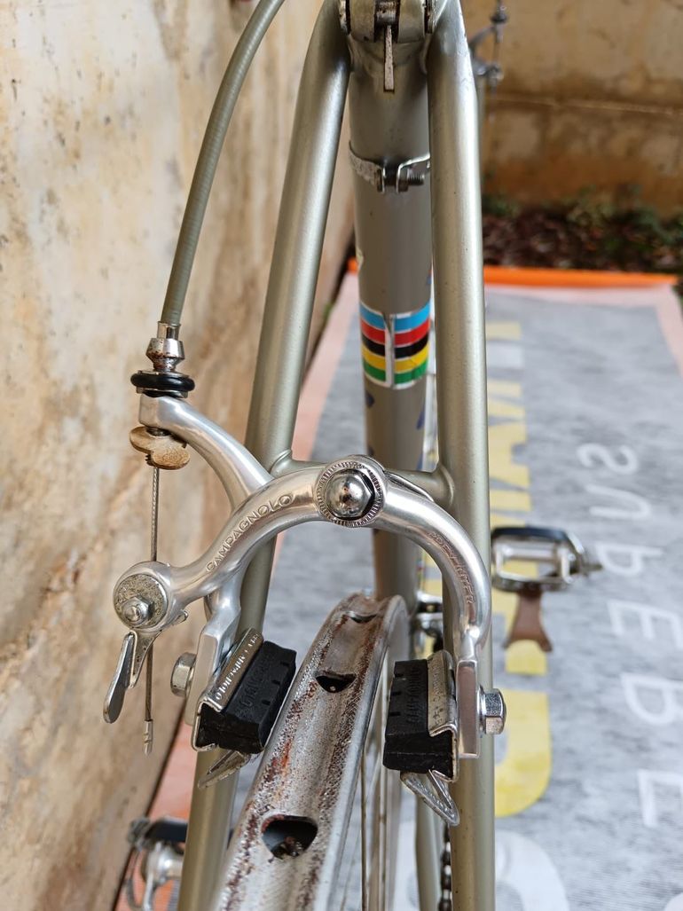 Used Coppi Campagnolo Nuovo Record 1970 Road & Gravel, Hellgrau — image 6 of 8