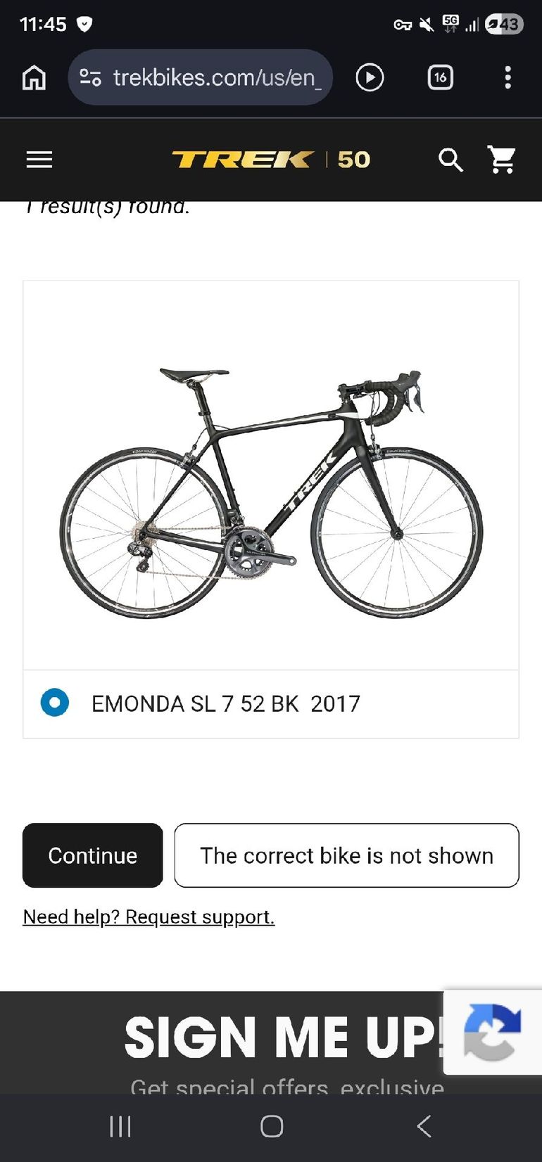 Used Trek Émonda SL 7 2017 Road & Gravel, Black — image 11 of 11