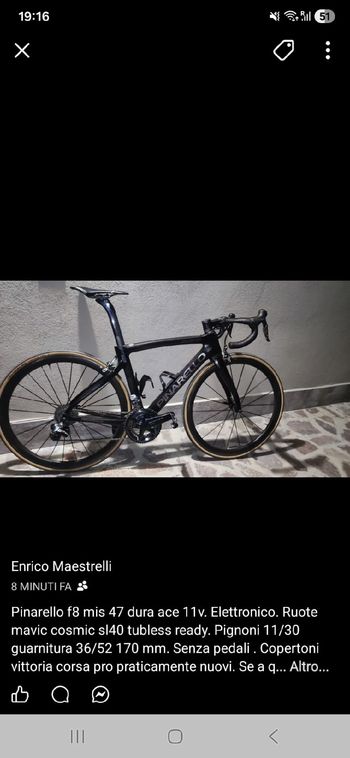 Pinarello, Dogma F8 Xlight Dura-Ace Di2 Bike 2019