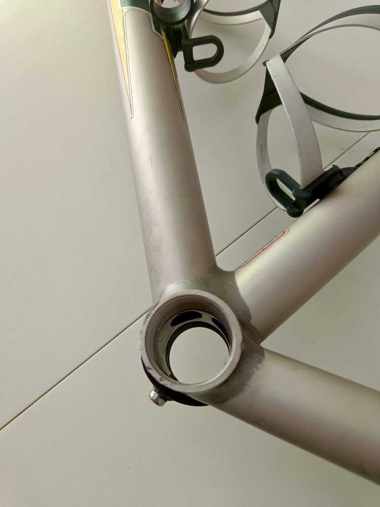 Used Giant TCR ALUXX SL  TEAM ONCE 1999 Frameset 1999 Road & Gravel, Grigio chiaro — image 5 of 12