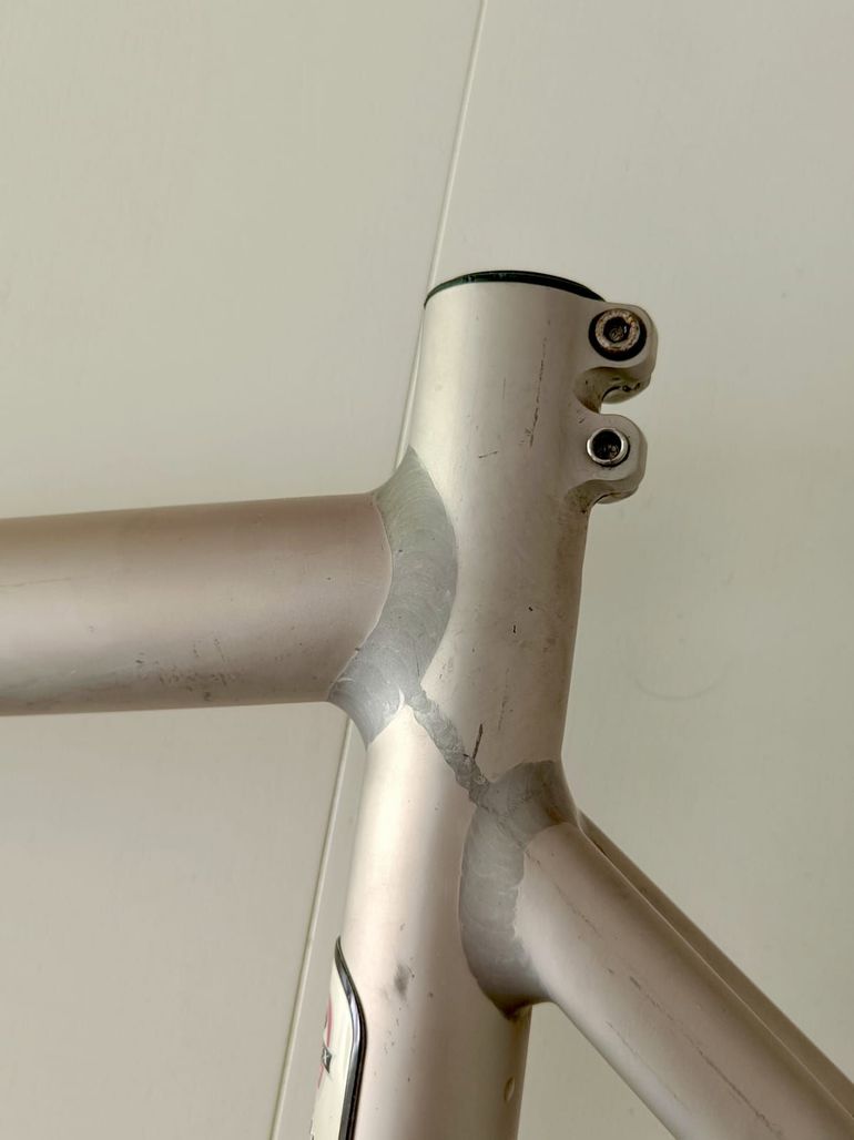 Used Giant TCR ALUXX SL  TEAM ONCE 1999 Frameset 1999 Road & Gravel, Grigio chiaro — image 12 of 12