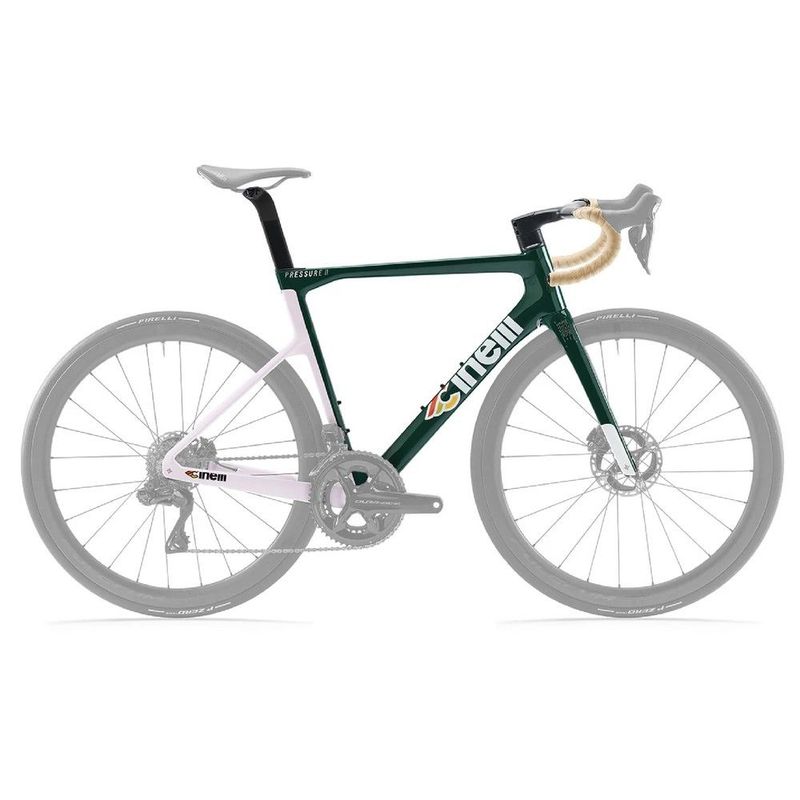 Used Cinelli Pressure II 2025 | Frameset DANDY'S RACING GREEN 52 Frameset 2025 Road & Gravel