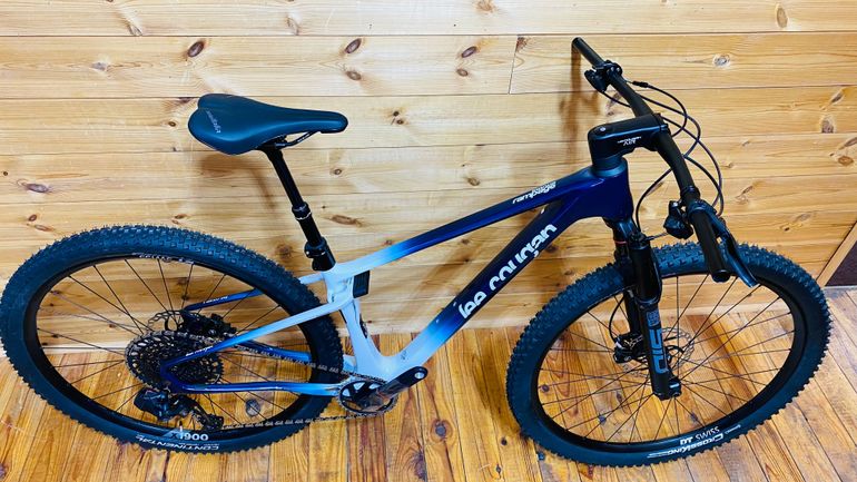Used Lee Cougan RAMPAGE INNOVA GX EAGLE AXS 12V 2024 Mountainbike, Blau — image 2 of 8