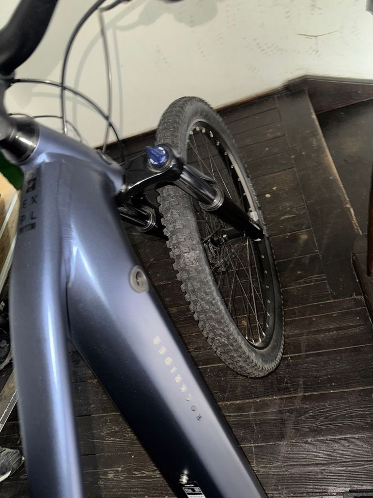 Used ROCKRIDER E-expl 520 29 Zoll 2025 Mountainbike, Blue — image 7 of 8