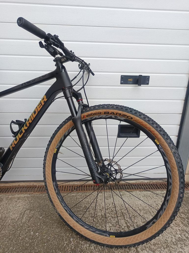 Used ROCKRIDER Hardtail Mountain Bike SRAM X01 Eagle 2020 Mountainbike, Black — image 3 of 9