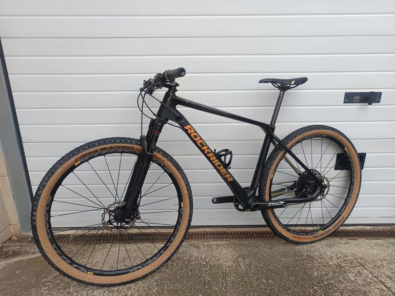 Used ROCKRIDER Hardtail Mountain Bike SRAM X01 Eagle 2020 Mountainbike, Black — image 2 of 9