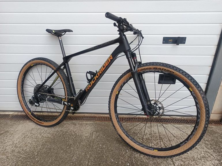 Used ROCKRIDER Hardtail Mountain Bike SRAM X01 Eagle 2020 Mountainbike, Black — image 1 of 9