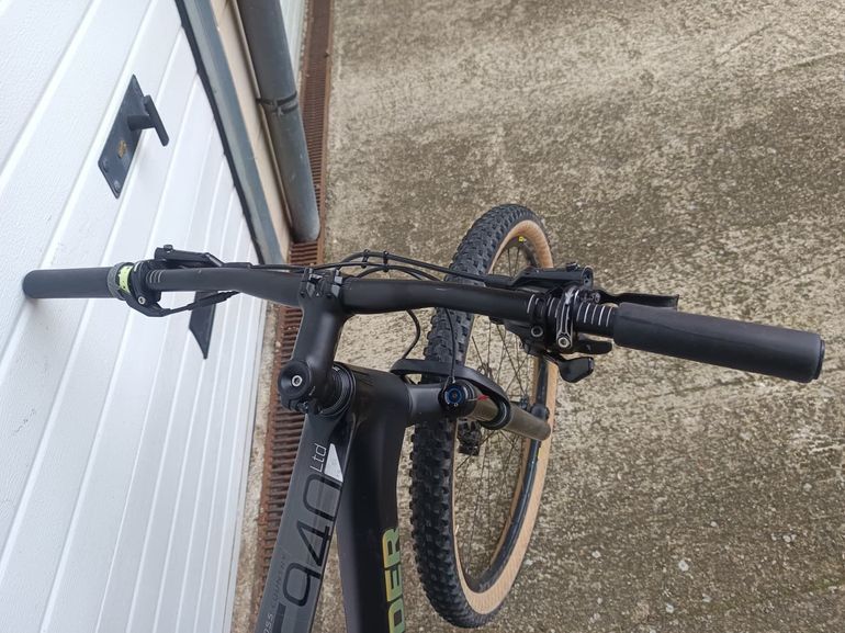 Used ROCKRIDER Hardtail Mountain Bike SRAM X01 Eagle 2020 Mountainbike, Black — image 6 of 9