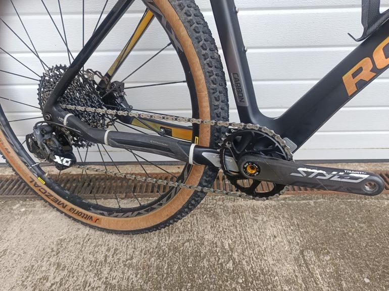 Used ROCKRIDER Hardtail Mountain Bike SRAM X01 Eagle 2020 Mountainbike, Black — image 8 of 9