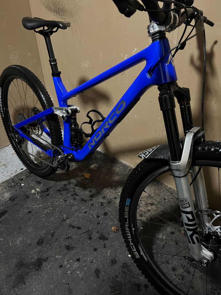Norco Optic C1 2023 Frameset 2023 Mountainbike usato, Blu — immagine 5 di 13