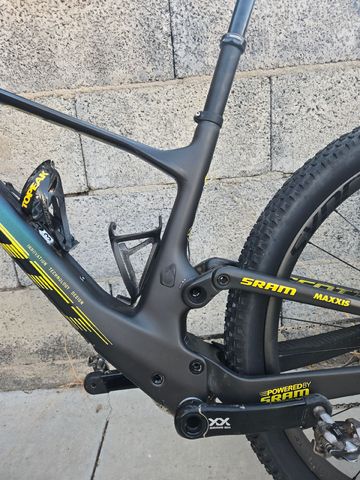 Scott Spark Sram Eagle Transmission XX SL 2023 Mountainbike usato, Verde — immagine 4 di 6