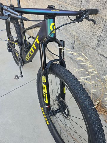 Scott Spark Sram Eagle Transmission XX SL 2023 Mountainbike usato, Verde — immagine 5 di 6