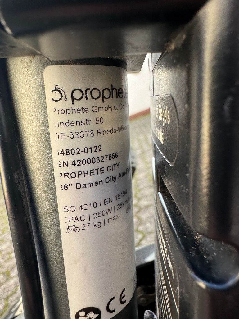 Used Prophete City Line 2022 Road & Gravel, Light Gray — image 4 of 4