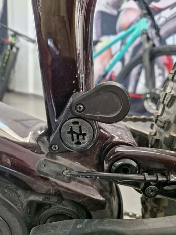 Used CUBE STEREO HYBRID ONE55 C:68X, SLX 750 2024 2024 Mountainbike, Red, 29 — image 6 of 7