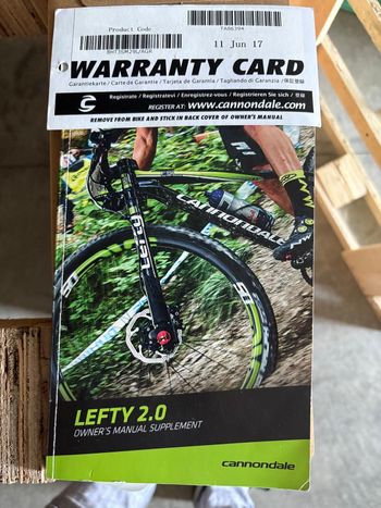 Used Cannondale Lefty 2.0 2017 Mountainbike, Green — image 4 of 8