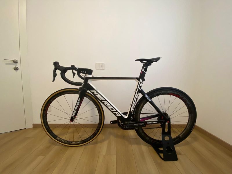 Gebrauchtes Merida Reacto Shimano Dura Ace Di2 2017 Road & Gravel, Weiß — Bild 3 von 8
