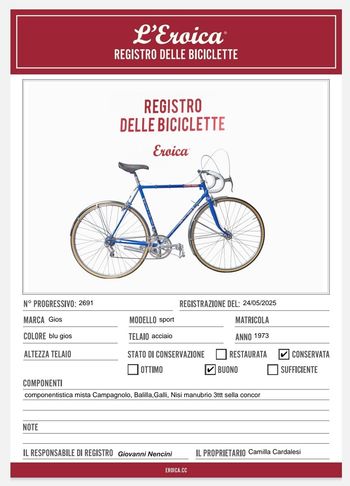 Used Gios Course Special 1973 Road & Gravel — image 7 of 16
