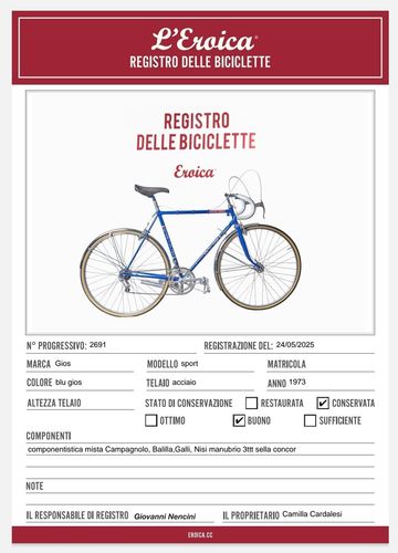 Gebrauchtes Gios Course Special 1973 Road & Gravel, Blau — Bild 7 von 16