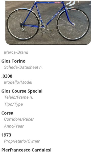 Gebrauchtes Gios Course Special 1973 Road & Gravel, Blau — Bild 15 von 16