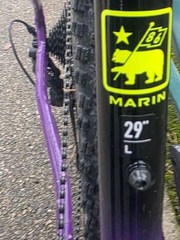 Marin Bobcat Trail 4 2025 2025 Mountainbike usato, Viola — immagine 6 di 6