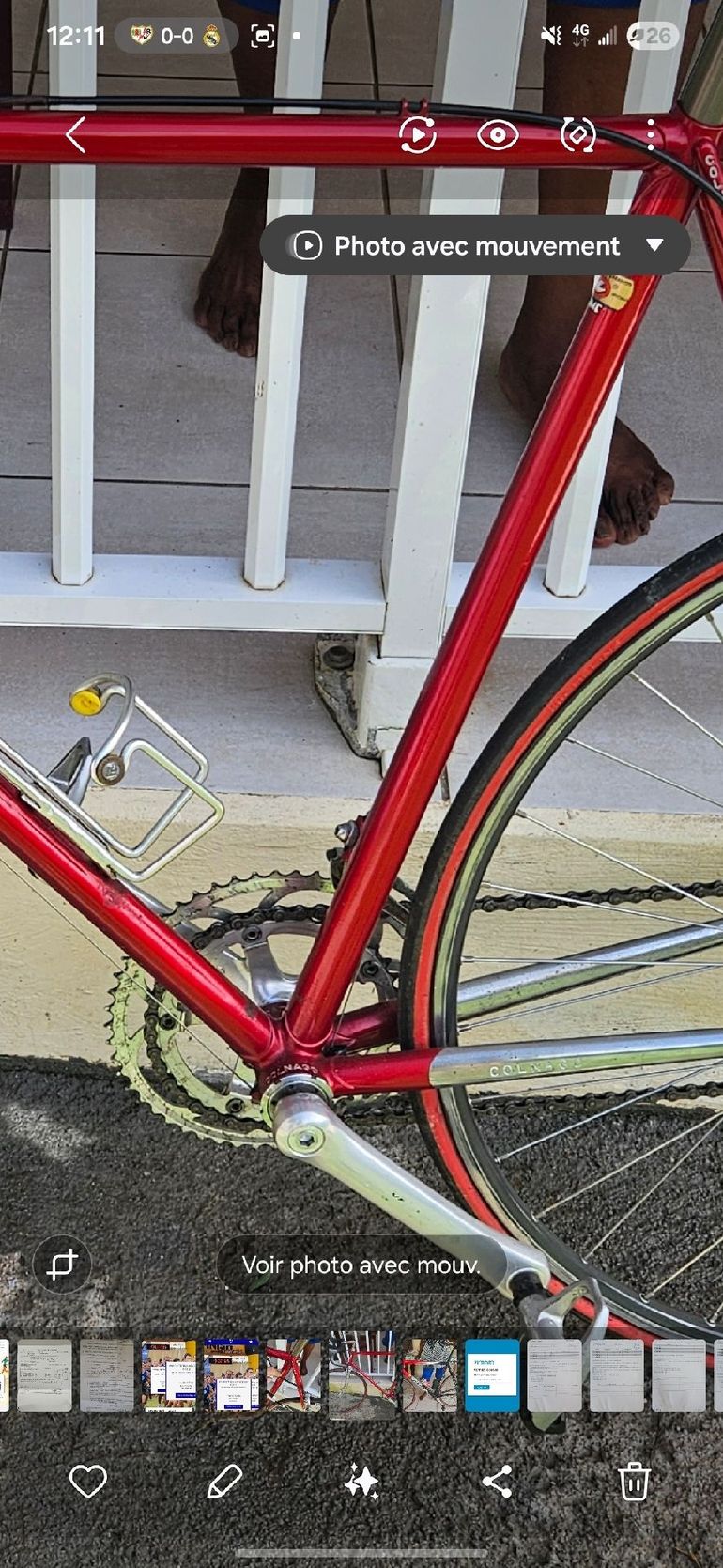 Used Colnago Super 1980 1980 Road & Gravel, Red — image 2 of 9