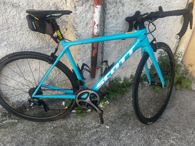 Used Scott Addict Shimano Dura Ace 2017 Road & Gravel, Blue — image 1 of 7