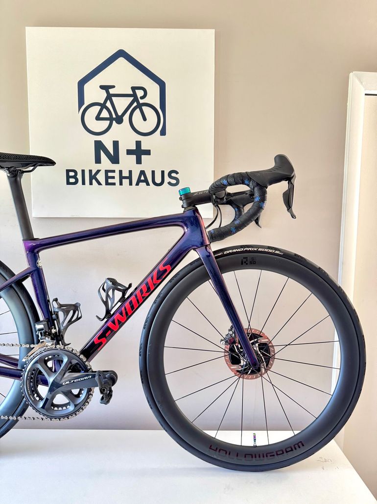 Used Specialized Tarmac Shimano Ultegra Di2 2019 Road & Gravel, Blue — image 6 of 19