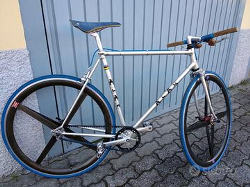 Used Alan Single Speed Con Trasmissione A Cinghia 1980 Road & Gravel