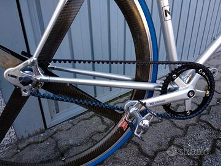 Used Alan Alan Single Speed Con Trasmissione A Cinghia 1980 Road & Gravel, Hellgrau — image 2 of 3