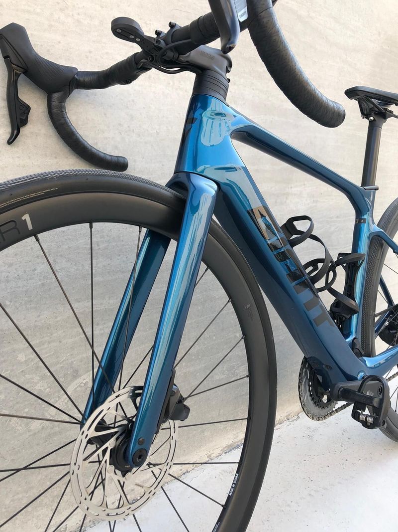 Used Giant Defy Advanced E+ Elite 2 2025 2025 Road & Gravel, Blue — image 8 of 10