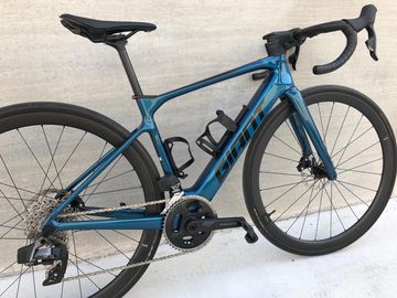 Used Giant Defy Advanced E+ Elite 2 2025 2025 Road & Gravel, Blue — image 3 of 10