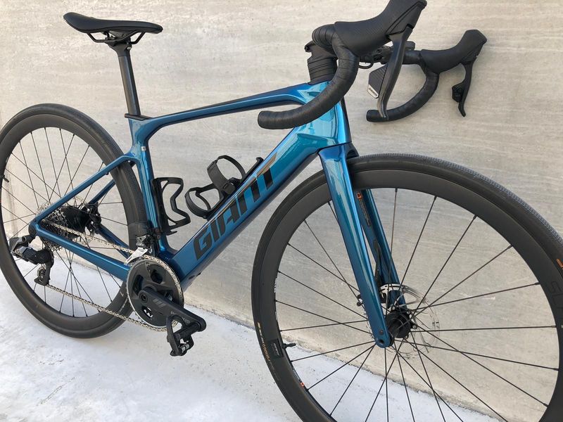 Used Giant Defy Advanced E+ Elite 2 2025 2025 Road & Gravel, Blue — image 5 of 10