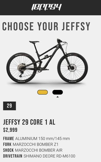 Used YT Industries Jeffsy Shimano Deore 2025 MTB