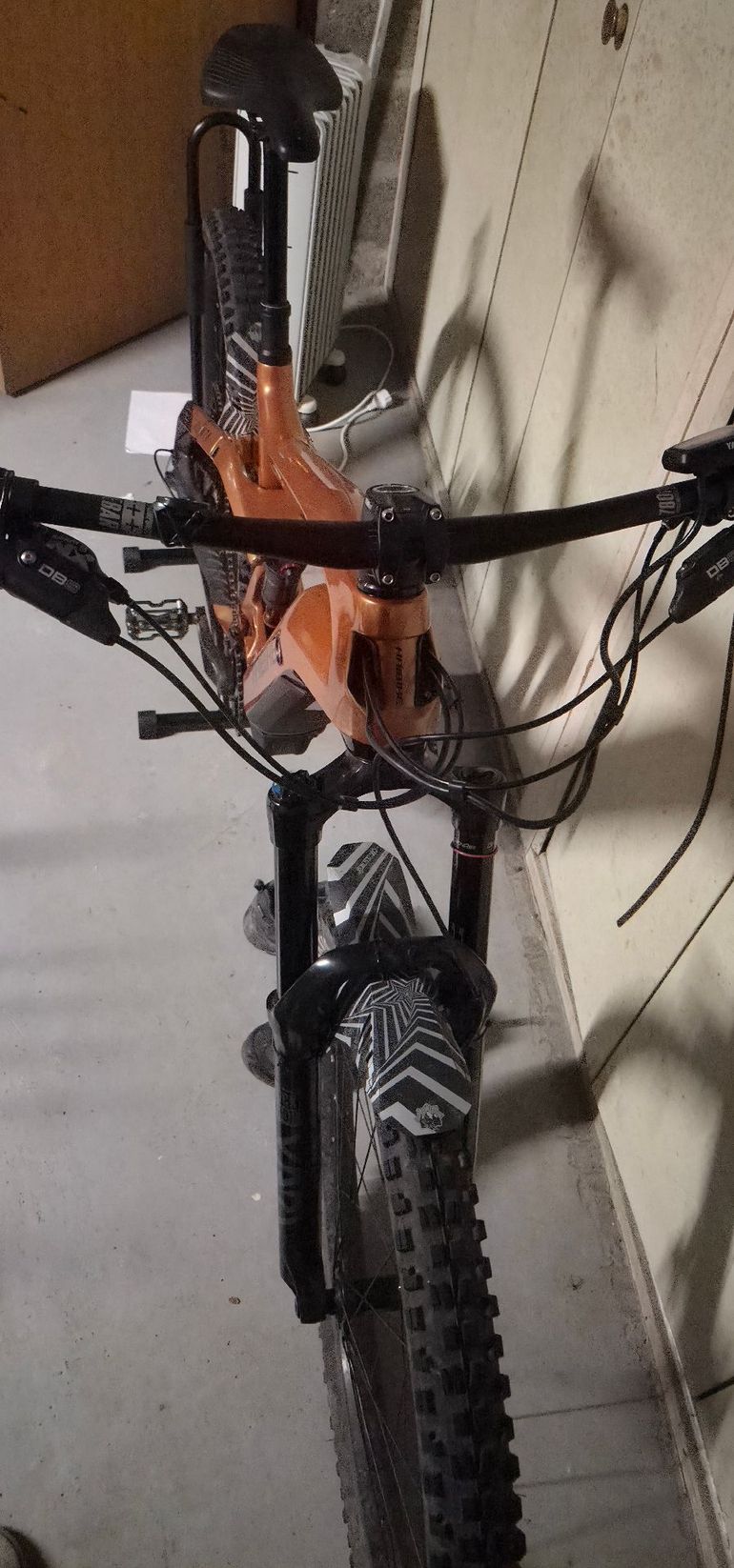 Used Haibike AllMtn CF 6 2024 2024 Mountainbike, Orange, 29 — image 6 of 6
